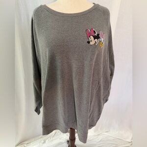 NWT Torrid Minnie and Daisy Gray Sweatshirt - Torrid Size 5 (28, 5X)